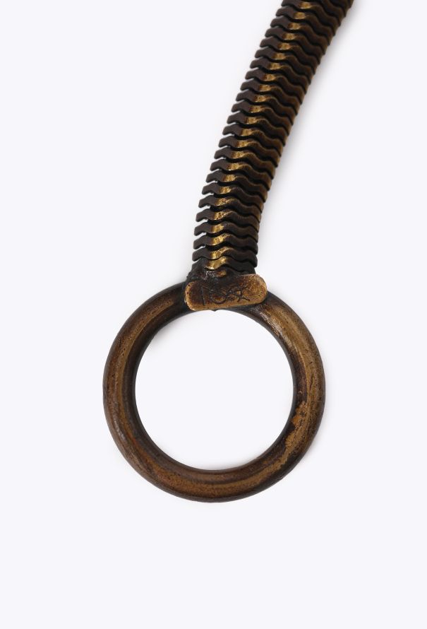 Saint Laurent Brass Snake-Chain Belt, S/S 1973 - 7