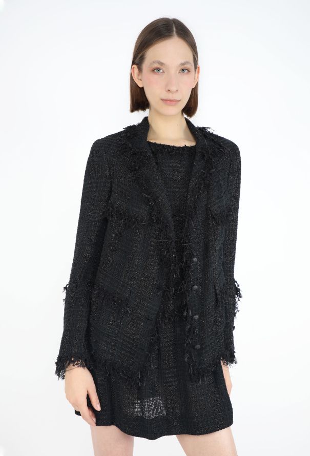 Chanel 2007 Iridescent Tweed Blazer - 5