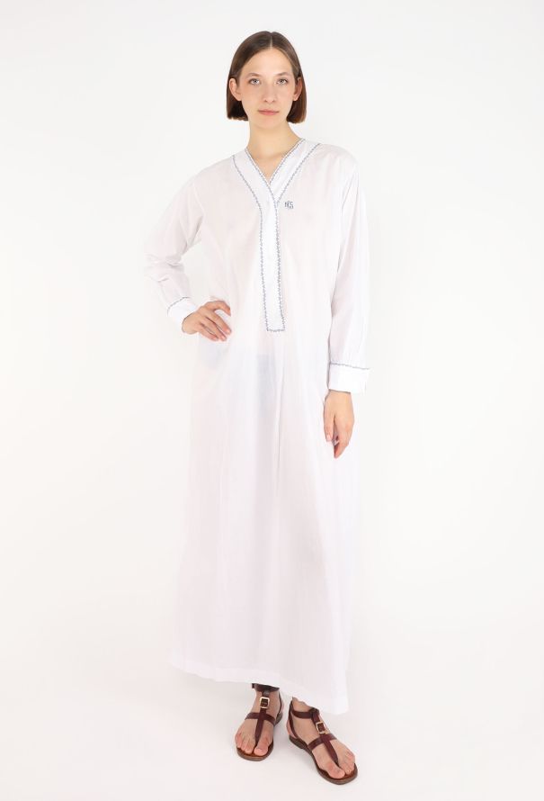 Embroidered Cotton Maxi Tunic - 4