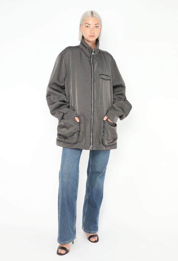 Prada Nylon Zip Parka Jacket - 4