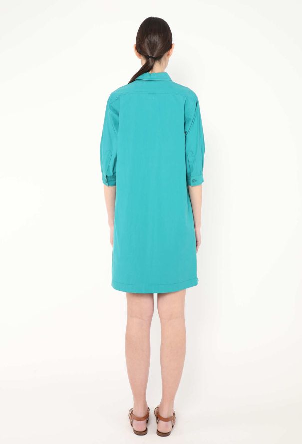 Saint Laurent Vintage Cotton Poplin Shift Dress - 5 Saint Laurent Vintage Cotton Poplin Shift Dress - 5