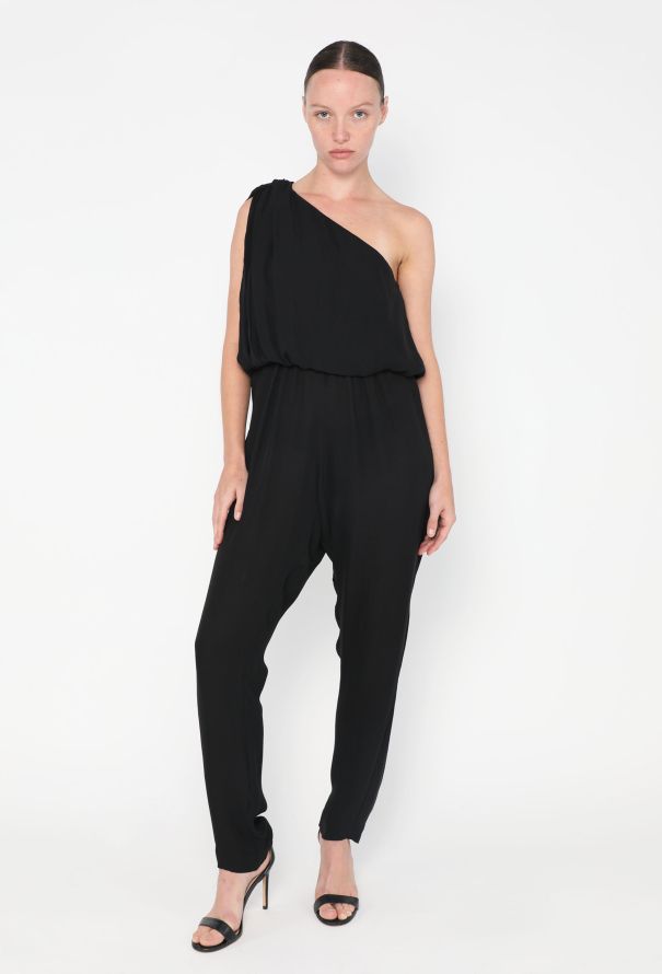 Lanvin S/S 2010 One-Shoulder Johdpur Jumpsuit - 1
