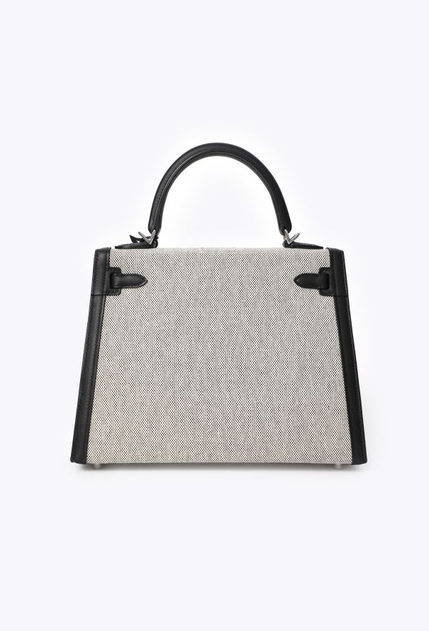 Hermès Toile H & Black Swift Kelly Sellier 25, 2026 - 7
