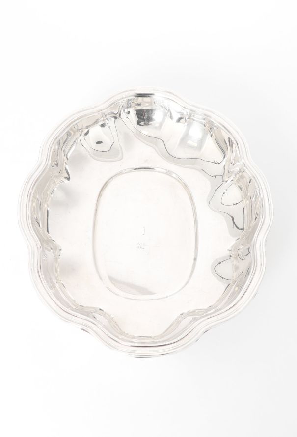 Dior Vintage Scalloped Silver Serving Bowl - 2 Dior Vintage Scalloped Silver Serving Bowl - 2