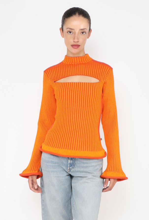 Louis Vuitton F/W 2015 Ribbed Peplum Sweater - 1