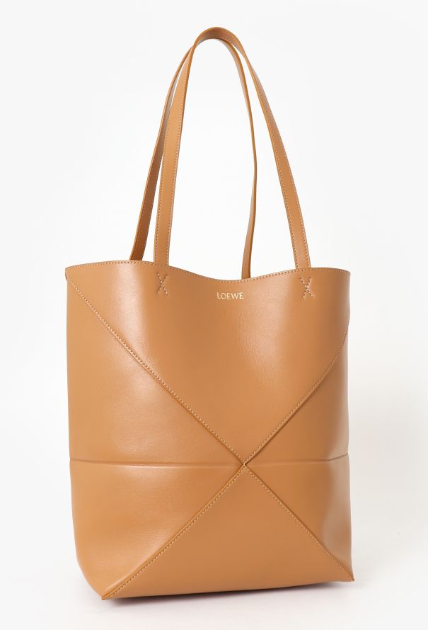 Loewe Puzzle Fold Convertible Medium Tote Warm Desert - 2