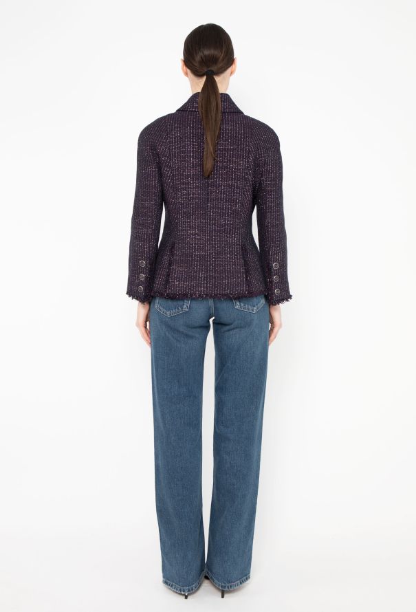 Chanel 2008 Iridescent Tweed Jacket - 4 Chanel 2008 Iridescent Tweed Jacket - 4
