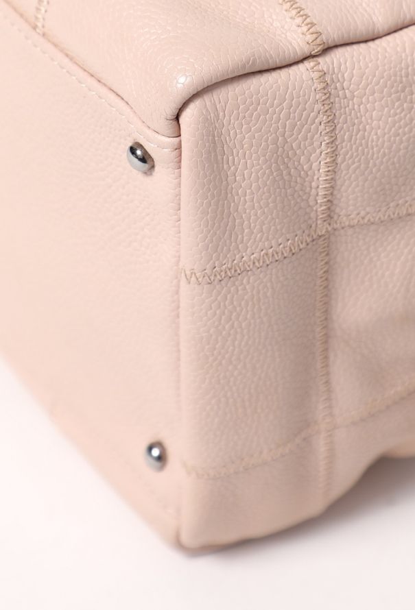 Chanel Caviar Chocolate Bar Bowling Bag - 7