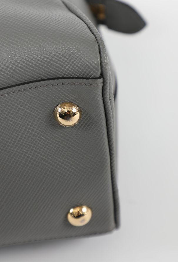 Prada 2023 Grey Large Saffiano Bag - 8