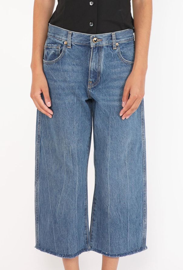 Khaite Kerrie Denim Cropped Jeans - 3