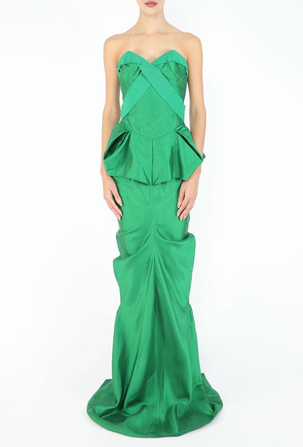 Tom Ford Charmeuse Sculpted Bustier Gown - 4