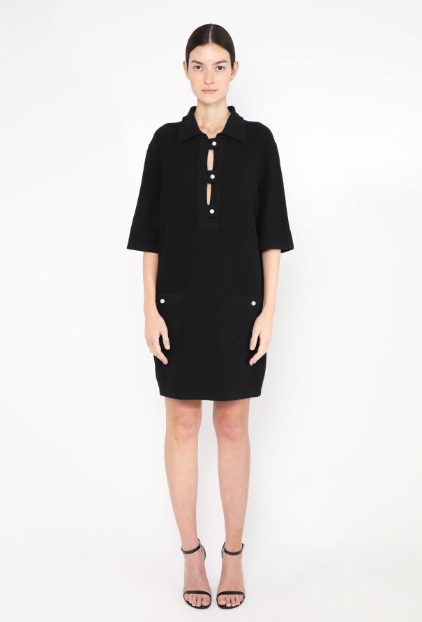 Chanel 2023 Terrycloth Polo Dress - 1
