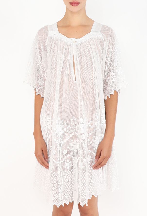 Antique Netted Lace Dress, 1920s - 3