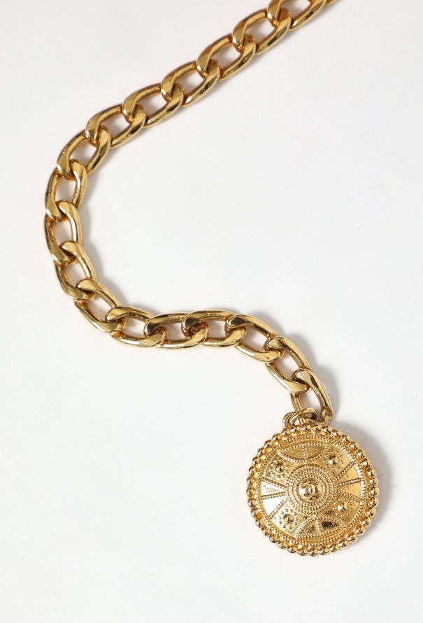 Chanel Rare F/W 1989 Chainlink Arabesque Belt - 6