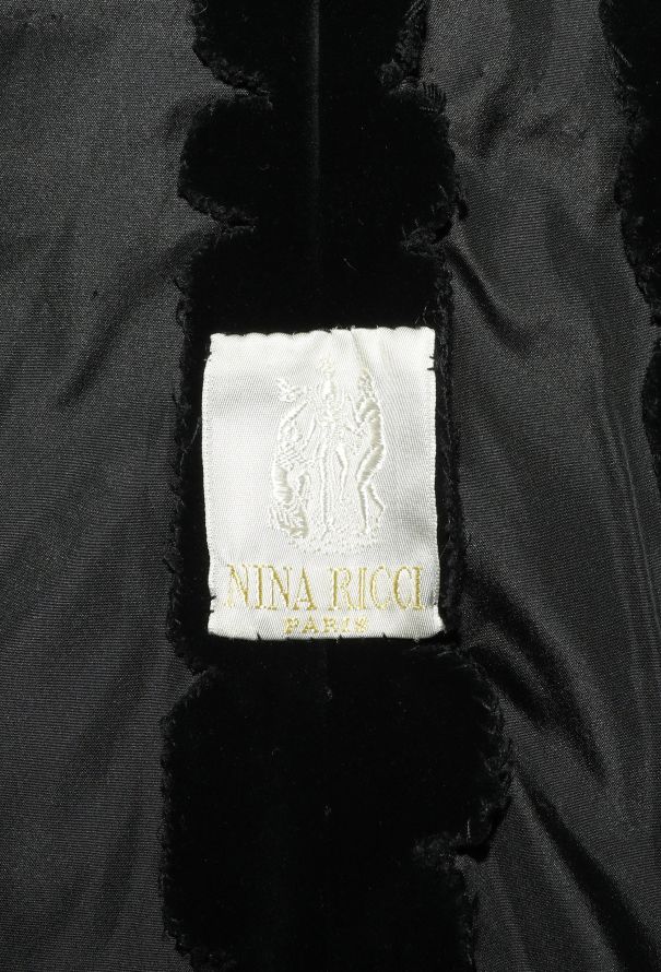 Nina Ricci Couture 1968 Velvet Petal Dress - 5 Nina Ricci Couture 1968 Velvet Petal Dress - 5