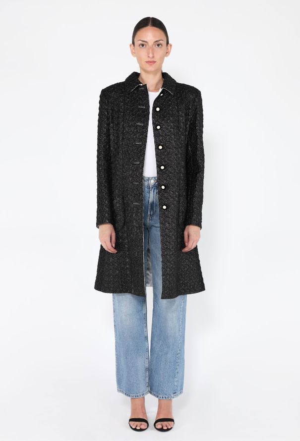 Chanel Iridescent Jacquard Coat, Pre-Fall 2020 - 5