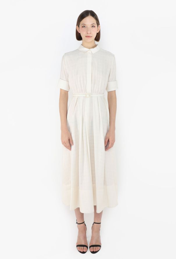 Dior 2022 Jacquard Houndstooth Silk Dress - 2