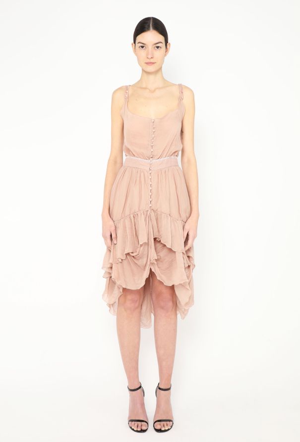 Stella McCartney Stella McCartney S/S 2005 Chiffon Volant Dress - 4 Stella McCartney Stella McCartney S/S 2005 Chiffon Volant Dress - 4