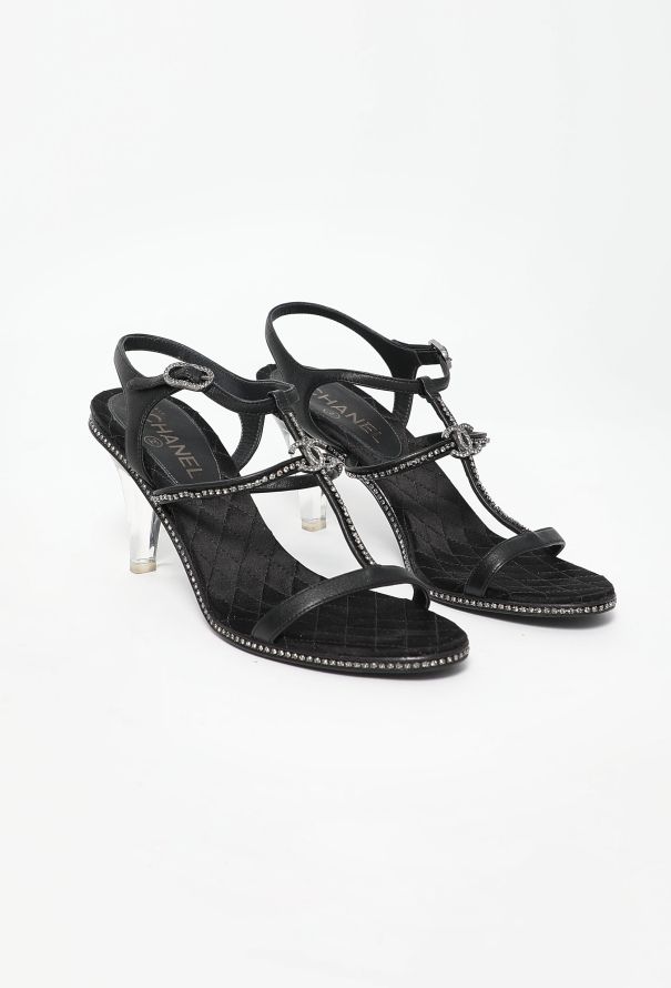 Chanel 2014 Embellished 'CC' Slingbacks - 1