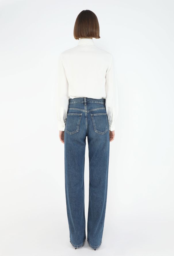 Céline Pre-Fall 2013 Pearl Crêpe Blouse - 6