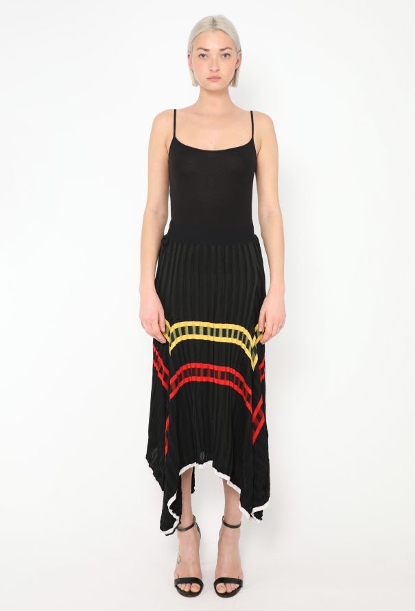 Céline S/S 2014 Asymmetrical Striped Skirt - 1