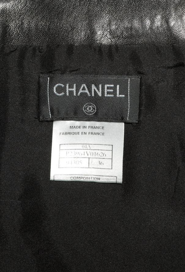 Chanel S/S 2004 Pleated Lambskin Skirt - 6