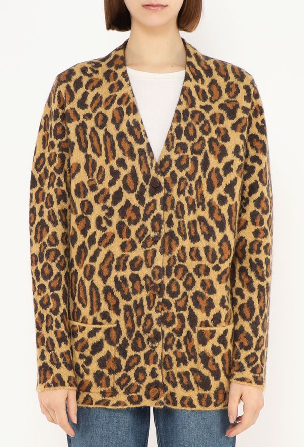 Saint Laurent 2015 Leopard Mohair Cardigan - 4