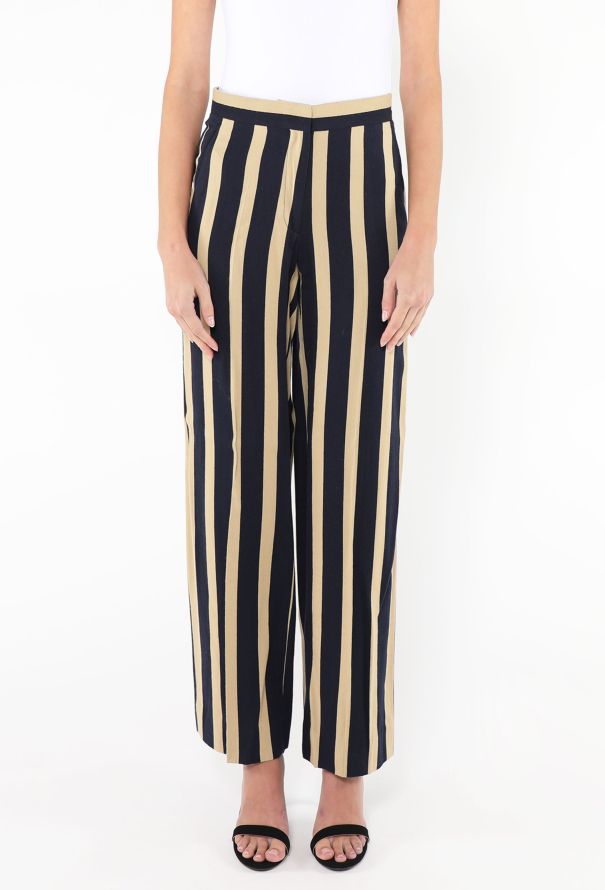 Dries Van Noten 2023 Striped Crêpe Trousers - 3
