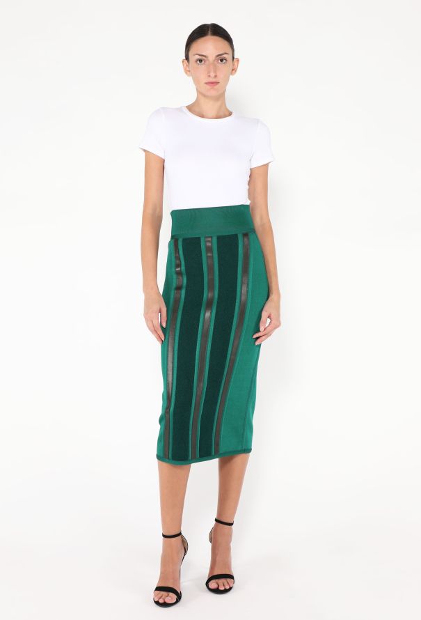 Hermès Resort 2025 Leather Panel Skirt - 3