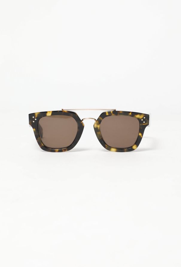 Céline Tortoiseshell Bridge Sunglasses - 1