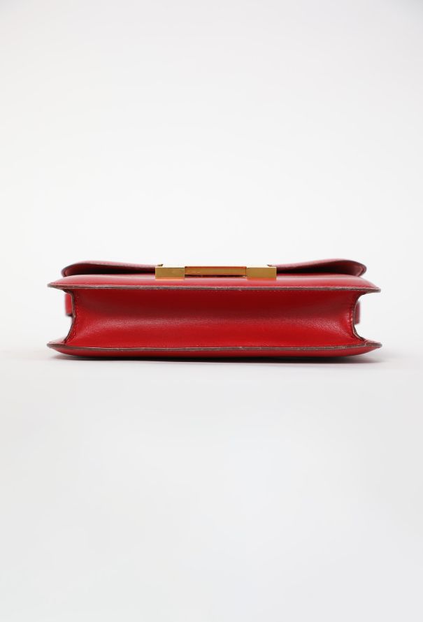 Hermès Vintage Rouge Vif Box Constance 23 - 8
