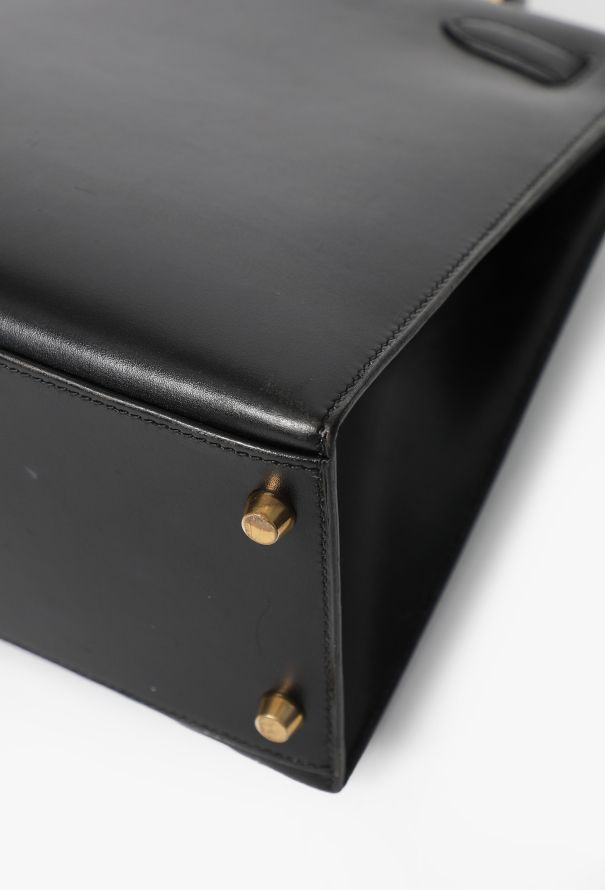 Hermès Vintage Black Box Kelly Sellier 32, 1971 - 12