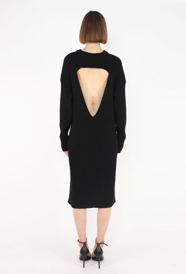 Bottega Veneta Open-Back Ribbed Dress, Pre-Fall 2020 - 1