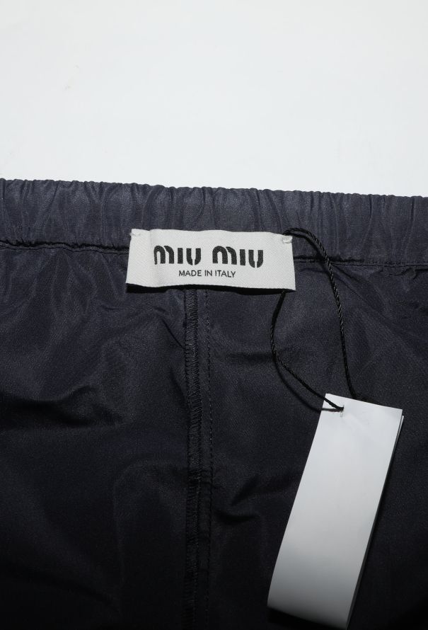 Miu Miu 2024 Nylon Drawstring Shorts - 5