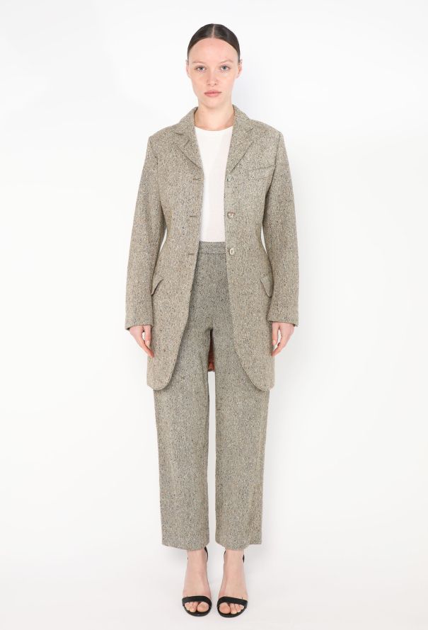 Alaïa 1986 Harris Tweed Riding Blazer - 3