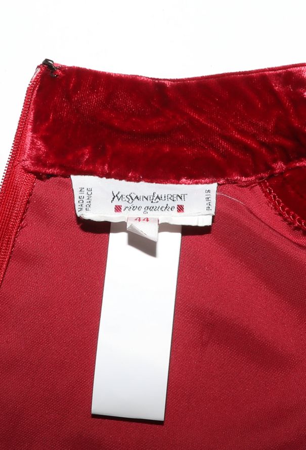 Saint Laurent '90s Velvet Wrap Tie Top - 8