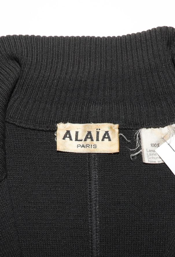 Alaïa Iconic F/W 1986 Bodycon Zip Dress - 5