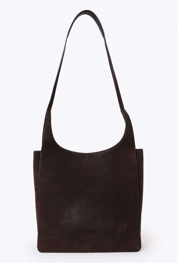 The Row Brown Suede Jules Shoulder Bag - 3