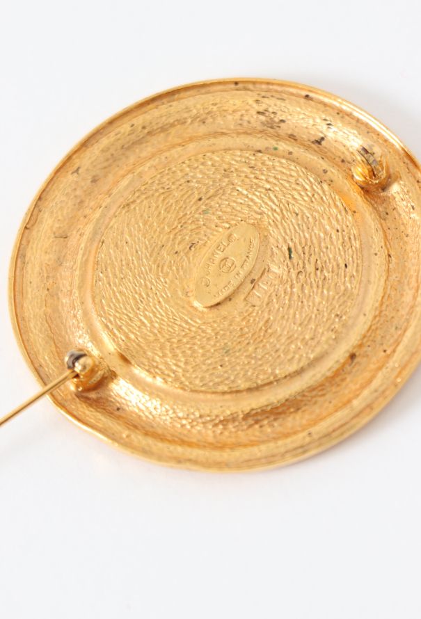 Chanel Vintage Hammered Rue Cambon Brooch - 3 Chanel Vintage Hammered Rue Cambon Brooch - 3