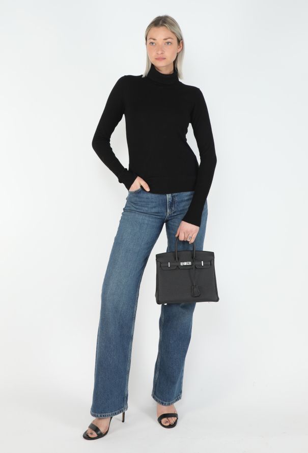 Hermès Highly Coveted Black Togo Birkin 25 - 5