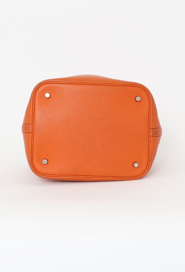 Hermès Orange Clémence Picotin 22 - 6 Hermès Orange Clémence Picotin 22 - 6