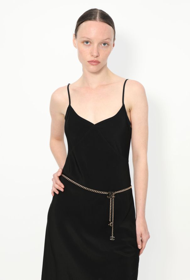Chanel Lacquered 'CC' Chainlink Belt - 1