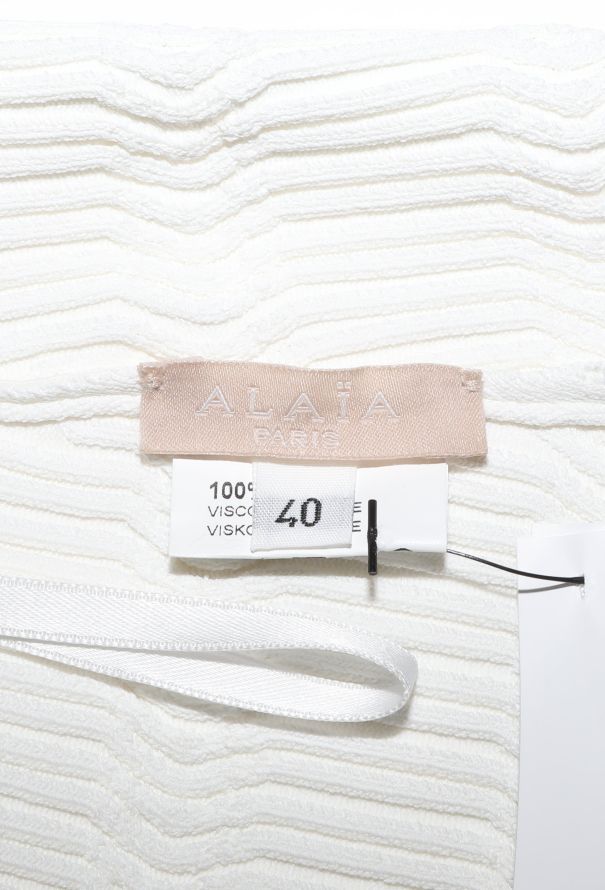 Alaïa S/S 2012 Ribbed Knit Maxi Skirt - 6