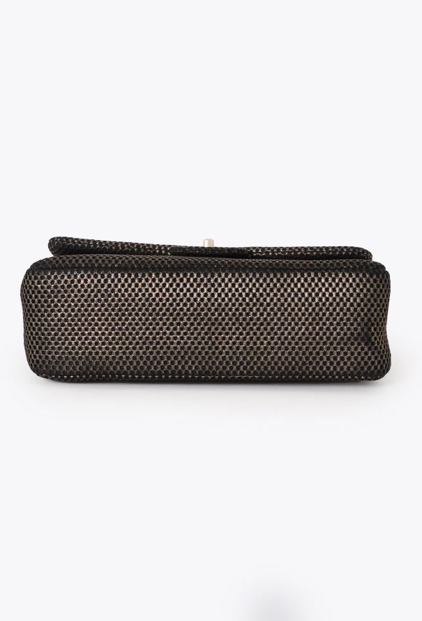 Chanel Perforated Jersey Jumbo Double Flap Bag - 7 Chanel Perforated Jersey Jumbo Double Flap Bag - 7