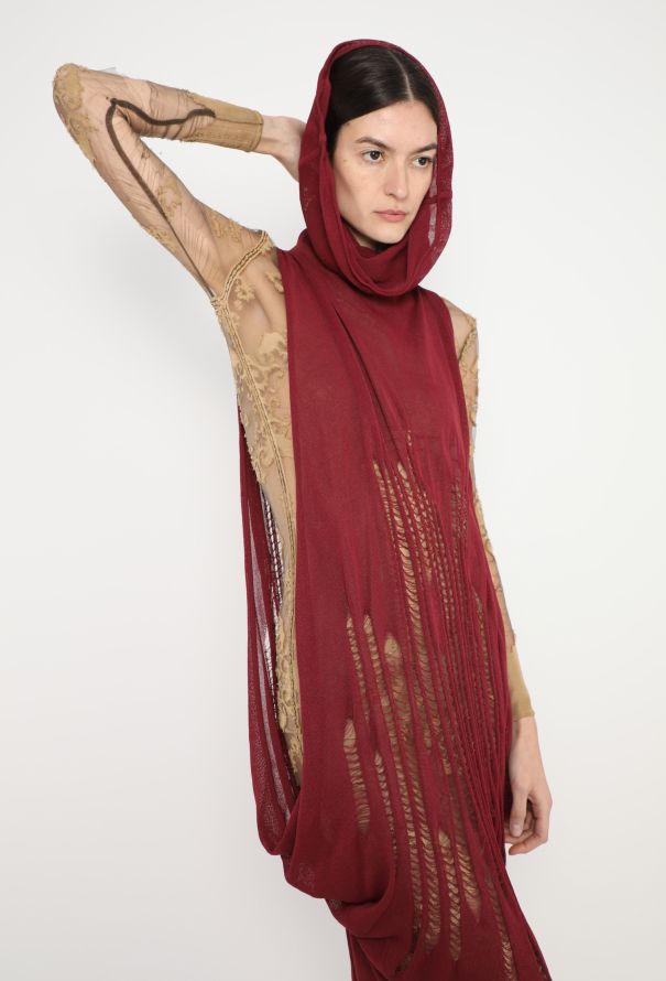 Givenchy HAUTE COUTURE Fall 1999 Distressed Layered Tunic - 1