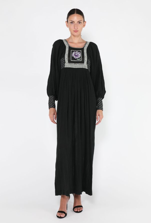 Bohemian Prairie Dress, 1970s - 2