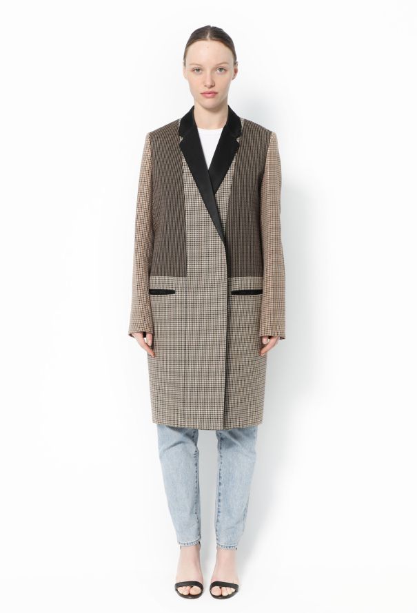 Céline Pre-Fall 2011 Houndstooth Crombie Coat - 1
