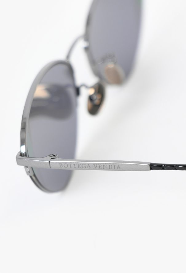 Bottega Veneta 2022 Metallic Cat-Eye Sunglasses - 6