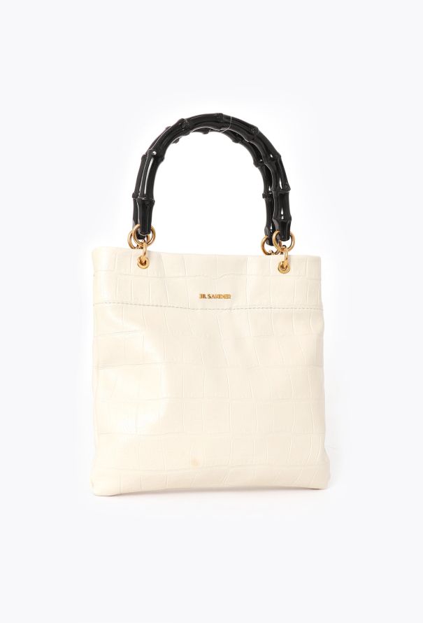 Jil Sander Embossed Mini Tote Bag - 3