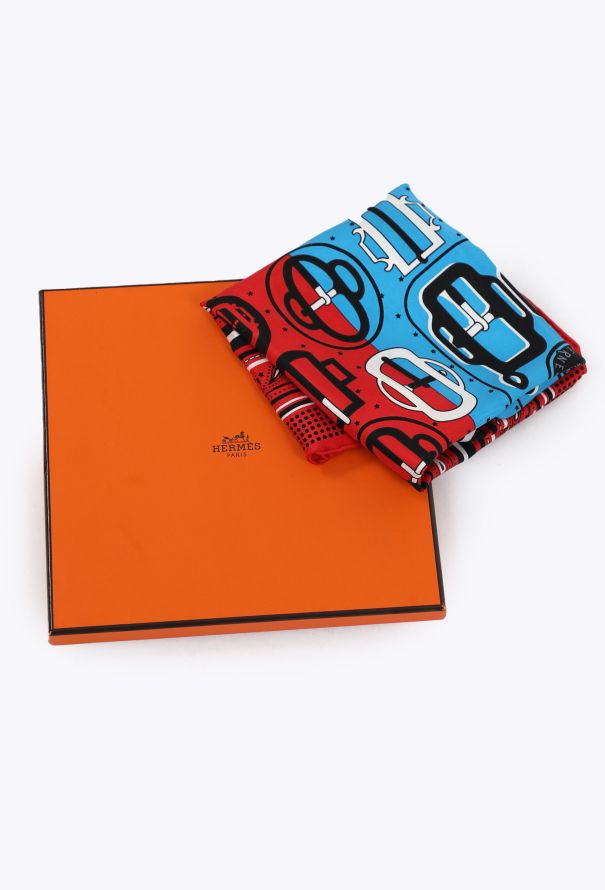 Hermès 2019 'Bovclerie' 55cm Silk Carré - 2